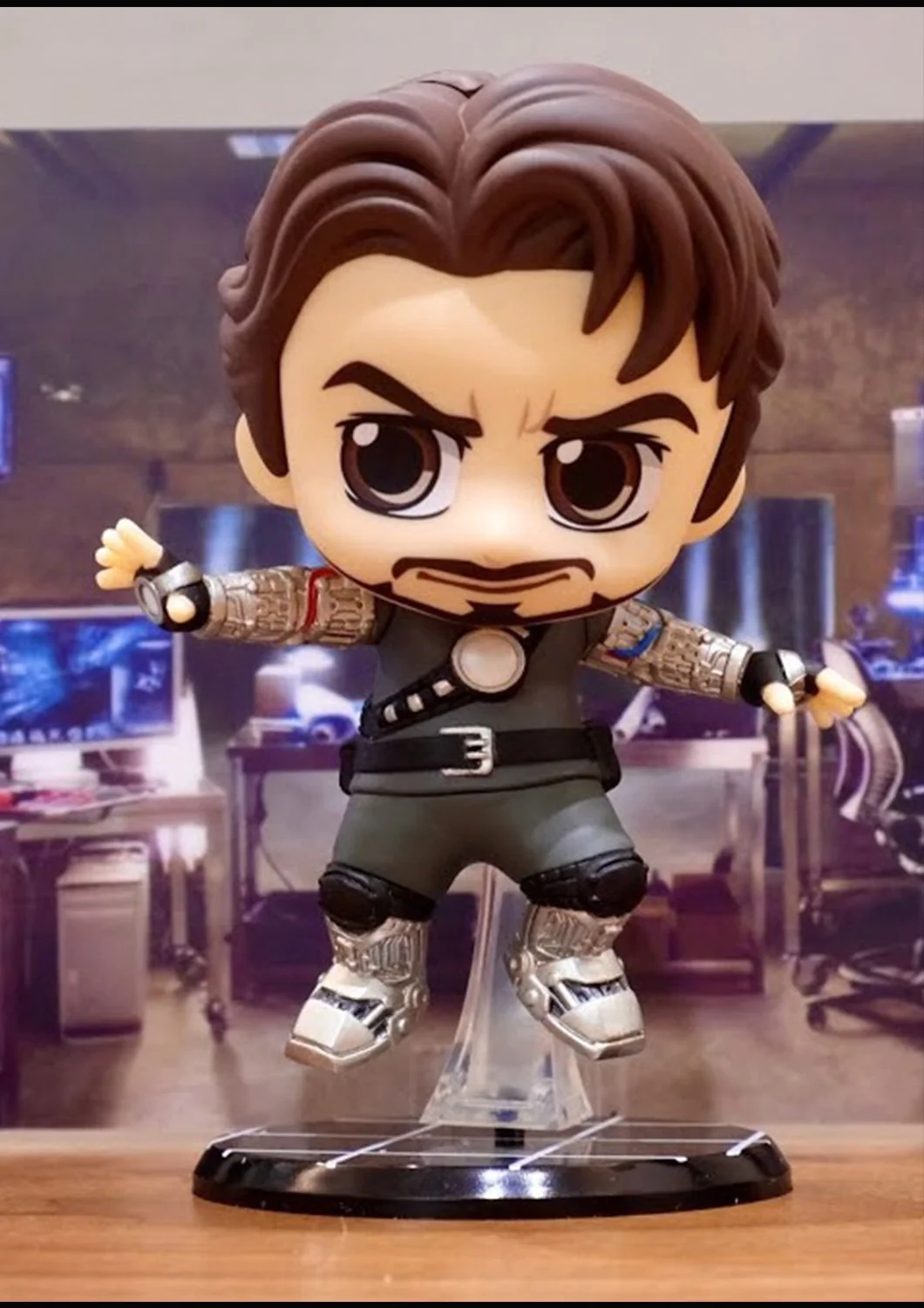 COSBABY IRON MAN TONY STARK MECH TEST VERSION BOBBLE HEAD