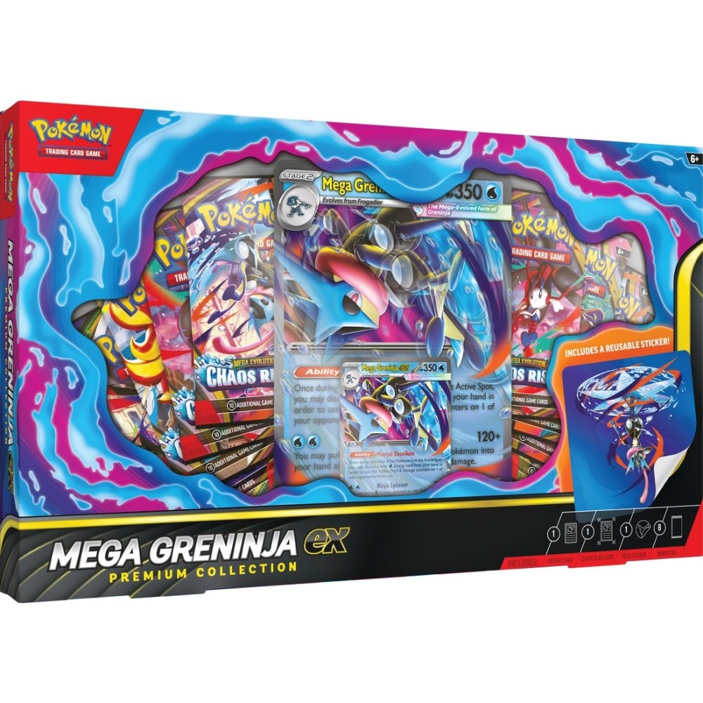 Pokemon Mega Greninja ex Premium Collection Box