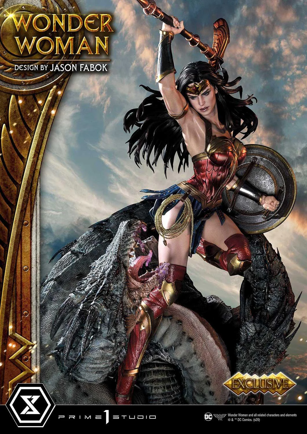 PRIME 1 STUDIOS COMICS WONDER WOMAN 1/3 VERSUS HYDRA EX BONUS VERSION