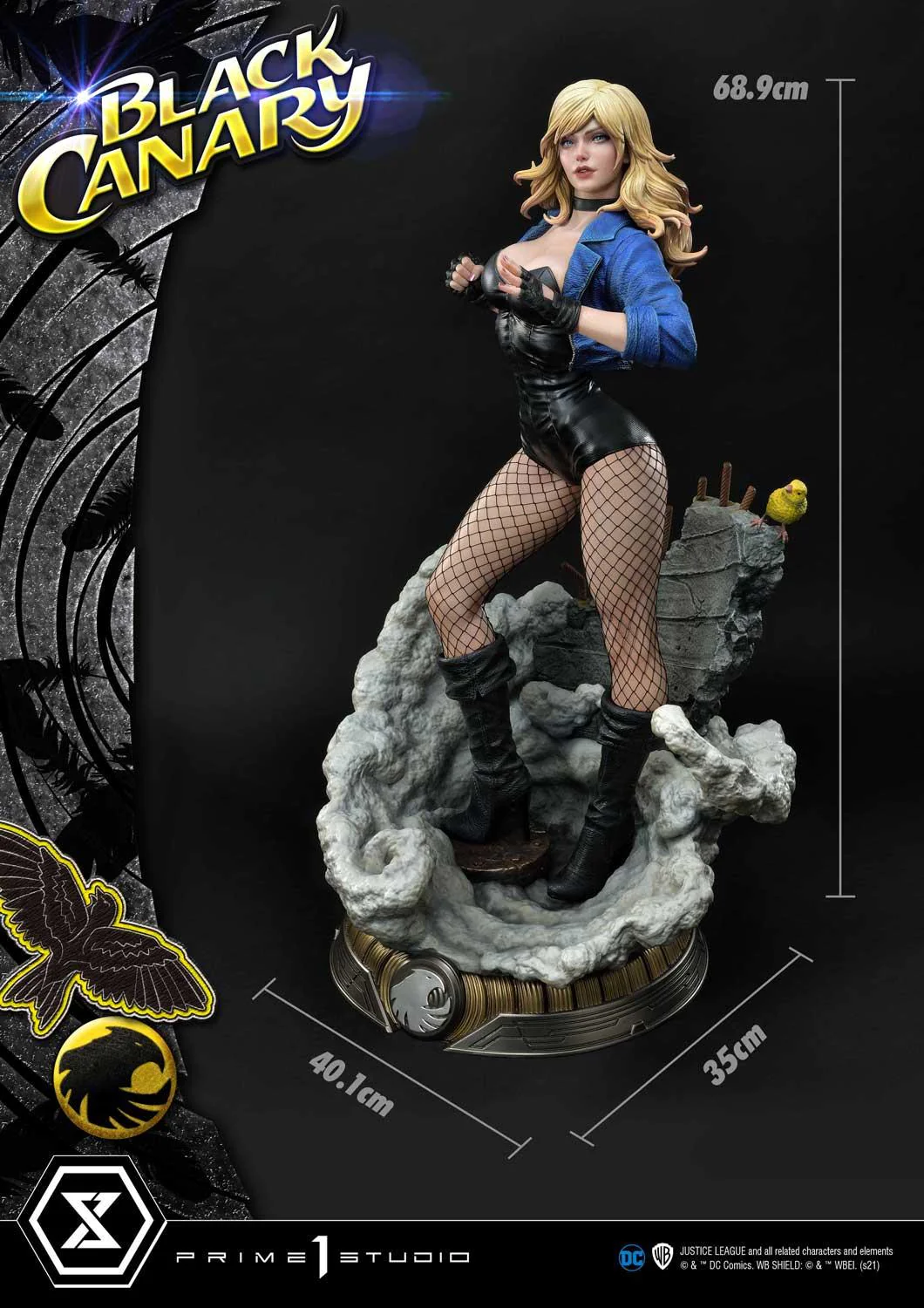 PRIME 1 STUDIOS DC COMIC BLACK CANARY REGULAR VERSION 1/3 SCALE