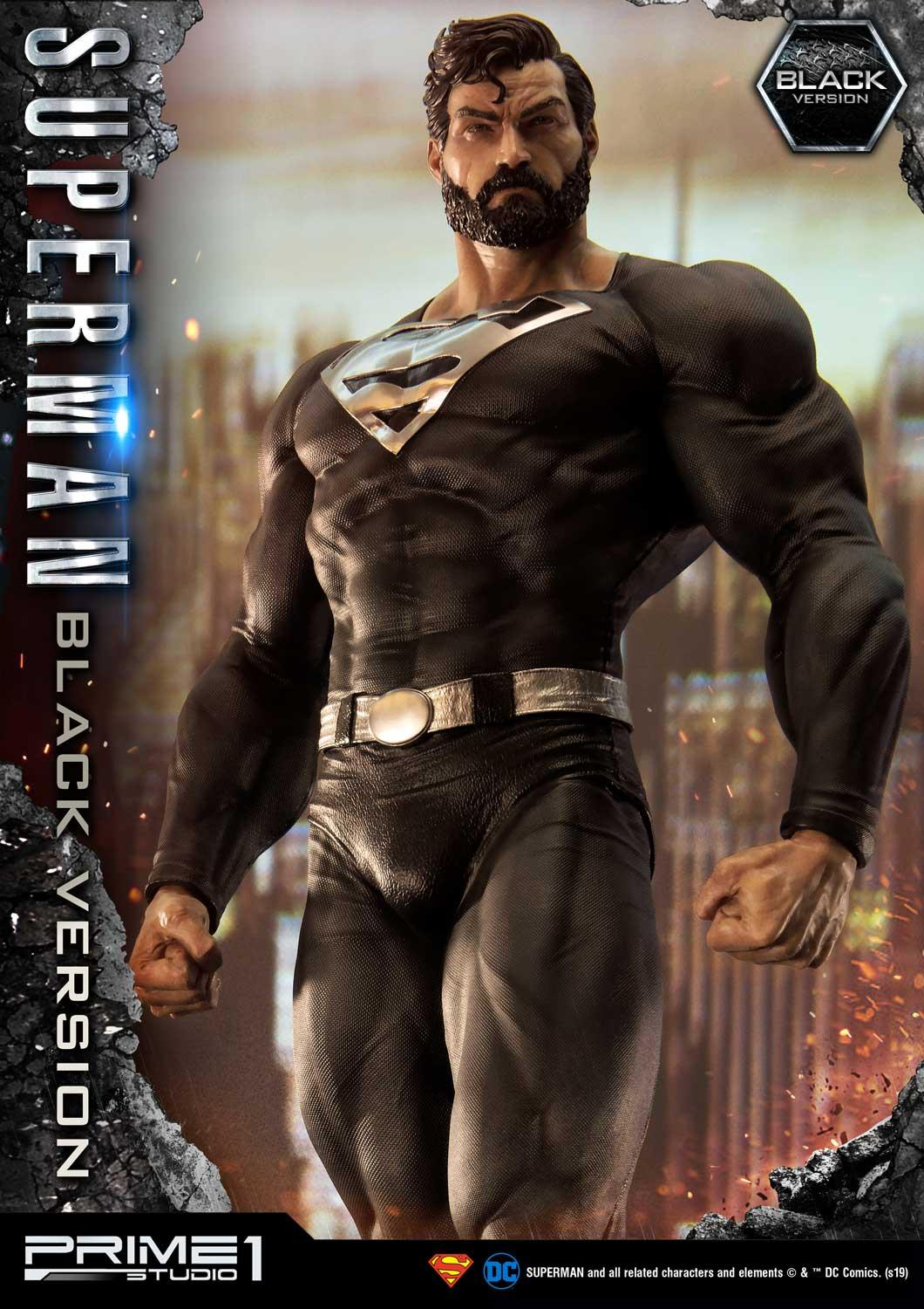 PRIME 1 STUDIO DC SUPERMAN BLACK VERSION