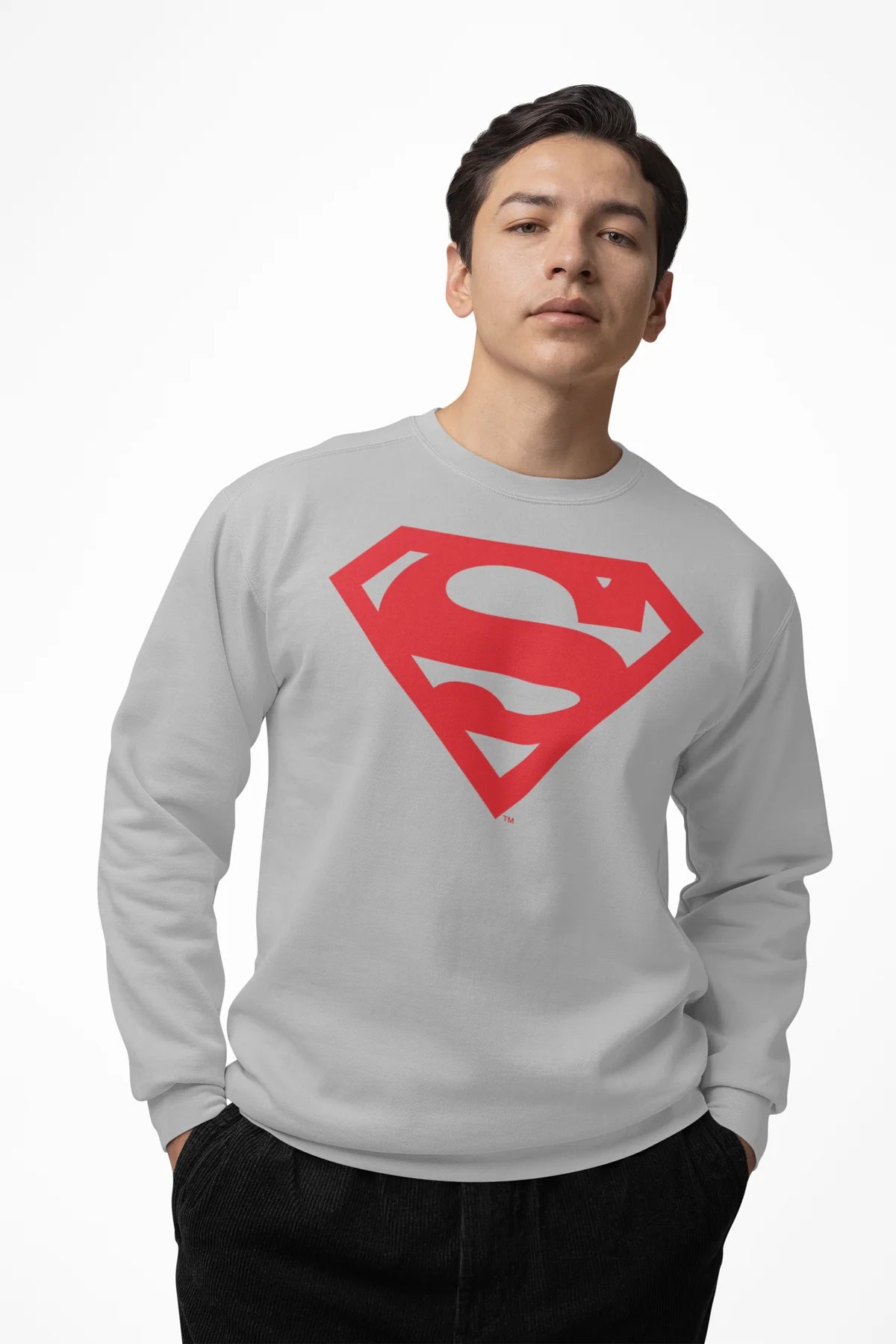 DC Comics Superman Logo Red Shield Official Sweatshirt