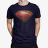 DC Comics Superman Man Of Steel Textured Logo Official Men's T-shirt
