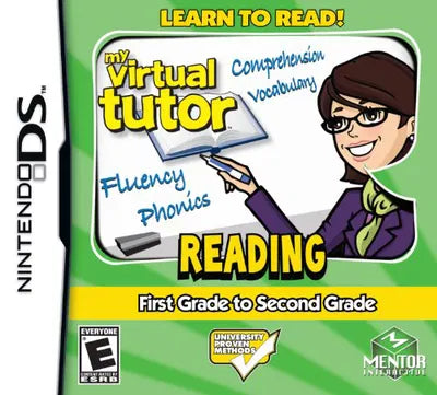 My Virtual Tutor: Reading First to Second Grade Nintendo DS