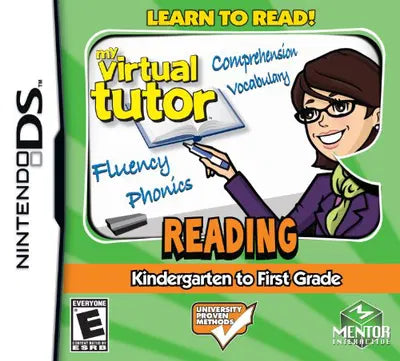 My Virtual Tutor: Reading Kindergarten to First Nintendo DS