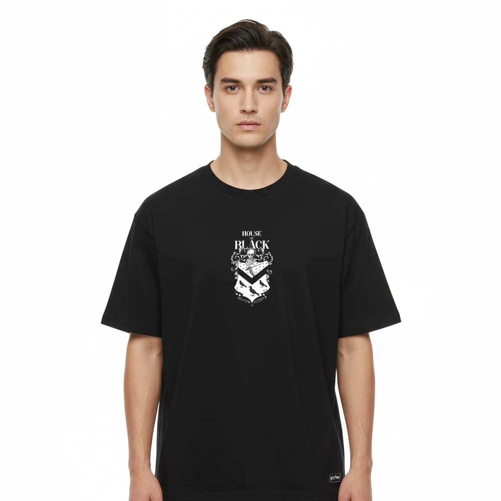 Harry Potter Maison Black T-Shirt