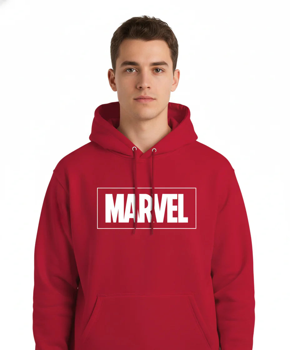 Marvel Logo Rouge Hoodie