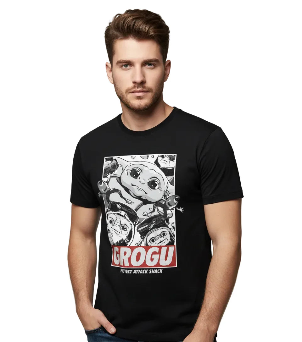 Grogu Protect Attack Snack 2026 T-shirt