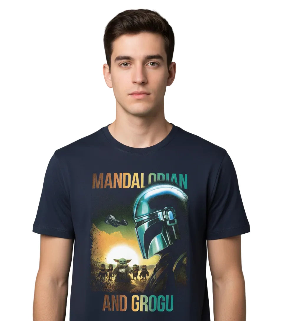 Mandalorian Grogu Poster T-Shirt