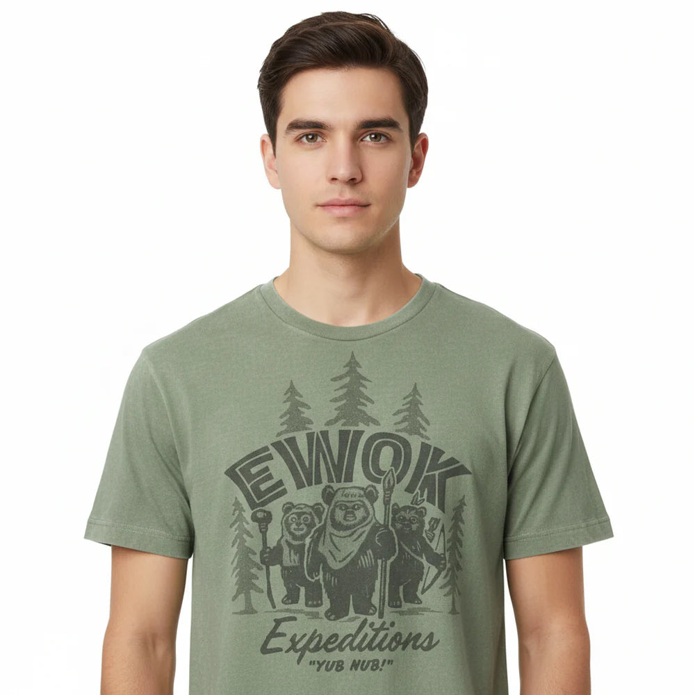 Star Wars Ewok Expeditions Washed T-Shirt
