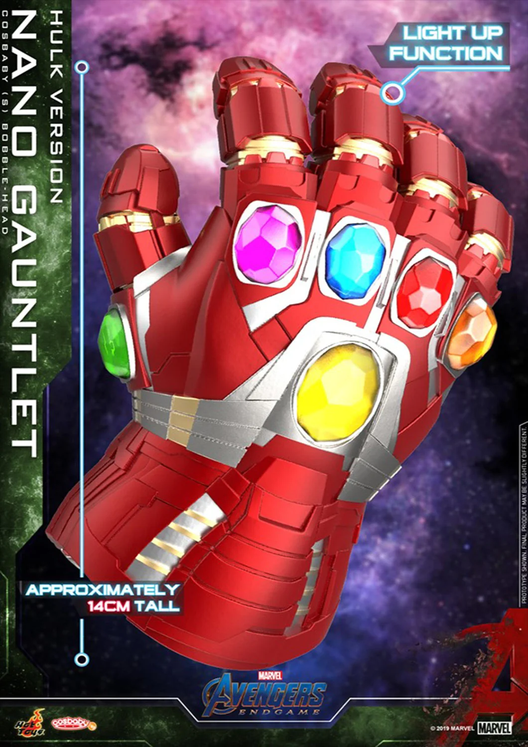 COSBABY NANO GAUNTLET HULK VERSION BOBBLE-HEAD