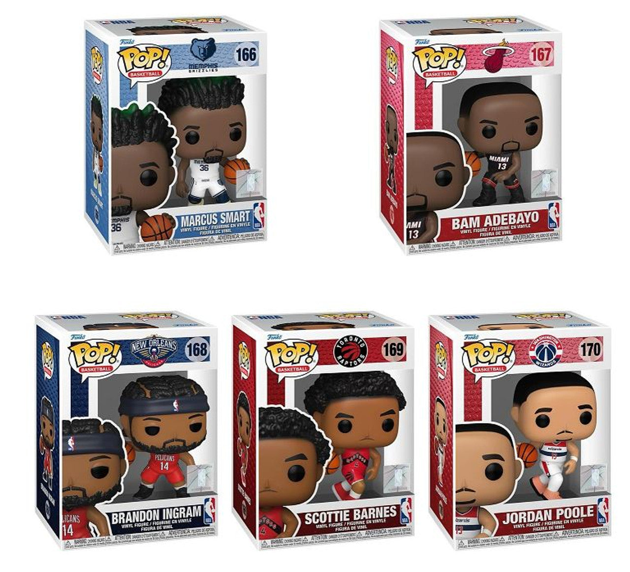 Pop! Series 10 Complete Set 5 NBA