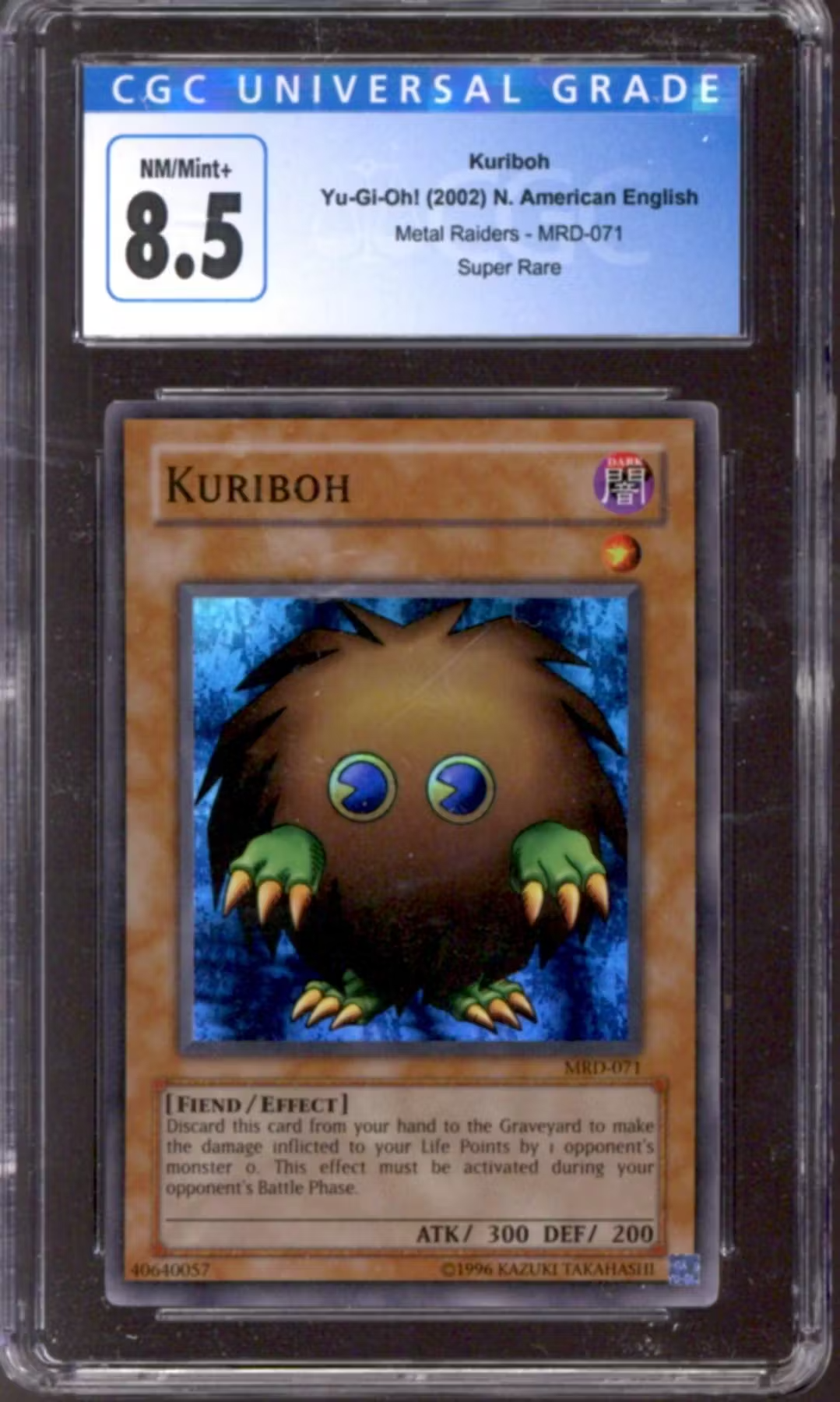 Yu-Gi-Oh Metal Raiders Kuriboh MRD-071 CGC 8.5