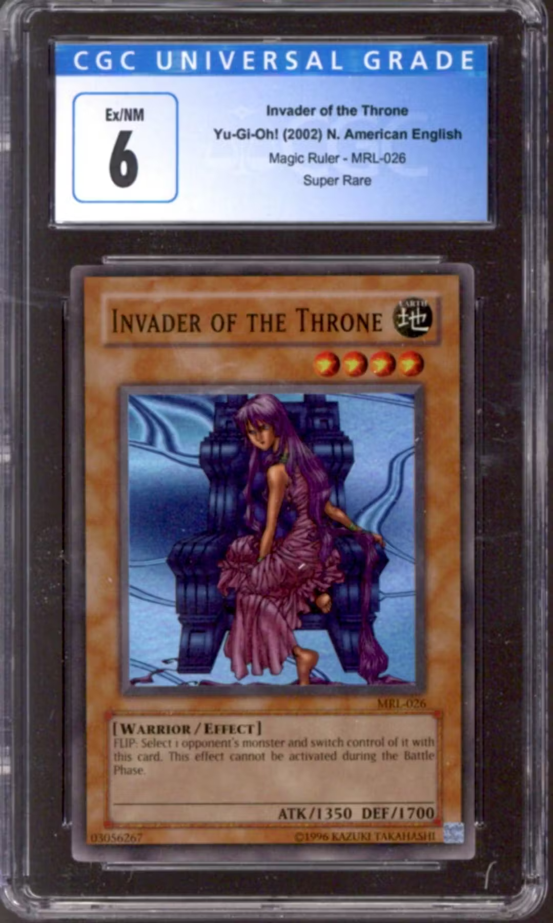 Yu-Gi-Oh Magic Ruler Invader Of The Throne MRL-026 CGC 6