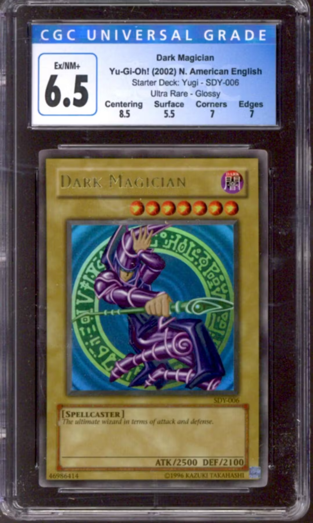 Yu-Gi-Oh Starter Deck Yugi Dark Magician SDY-006 CGC 6.5