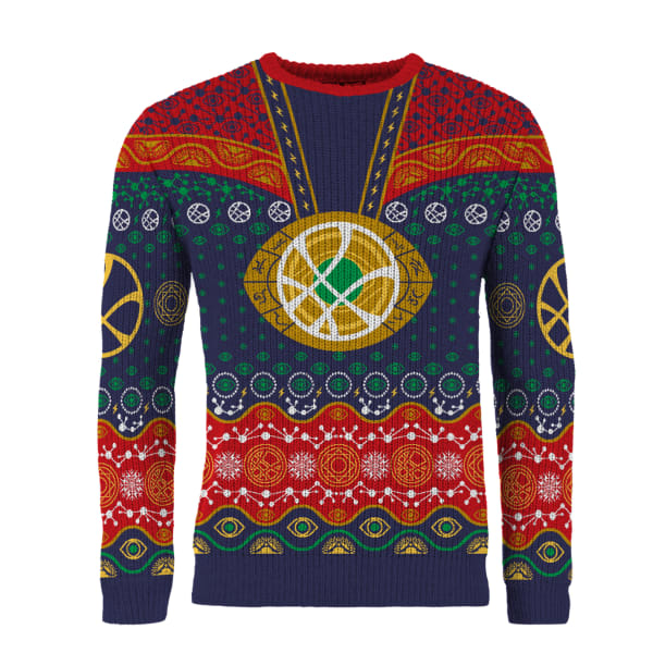 Doctor Strange Eye of Agamotto Christmas Jumper