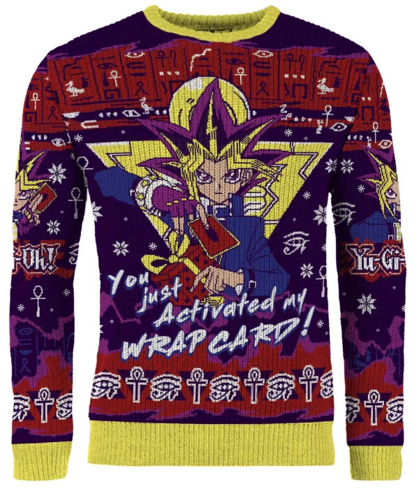 Yu-gi-Oh You Just Activated My Wrap Card Christmas Jumper