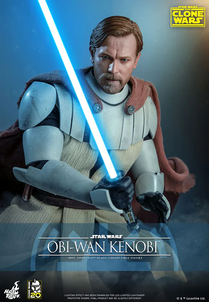 Star Wars The Clone Wars Obi-Wan Kenob 1/6 Scale 12