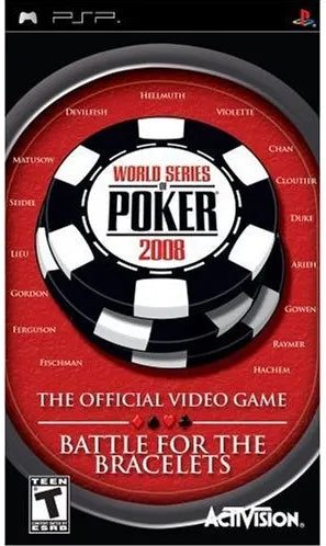 World Series of Poker 2008: Battle for the Bracelets Sony PSP