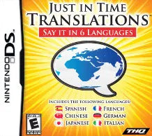 Just in Time Translation Nintendo DS
