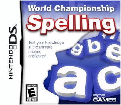 World Championship Spelling Nintendo DS