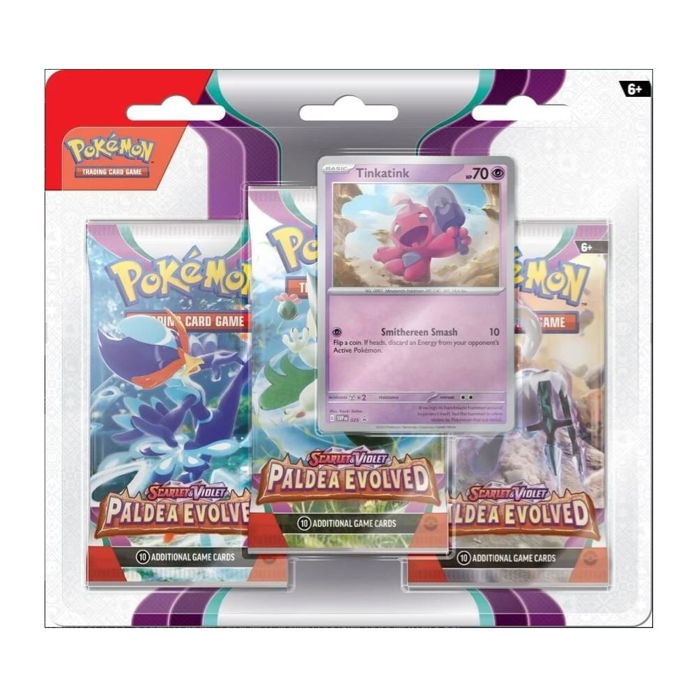 Pokemon Scarlet & Violet Paldea Evolved 3-Pack Blister