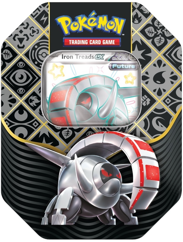 Pokemon Paldean Fates Standard Tin Iron Treads ex