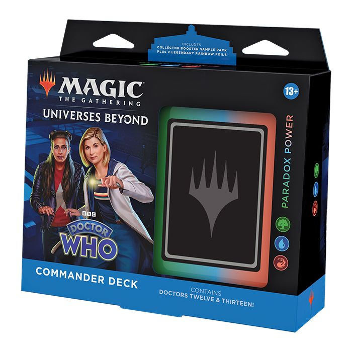 Magic The Gathering Universes Beyond Doctor Who Commander Deck Paradox Power