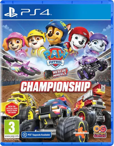 PAW Patrol Rescue Wheels: Championship PlayStation 4