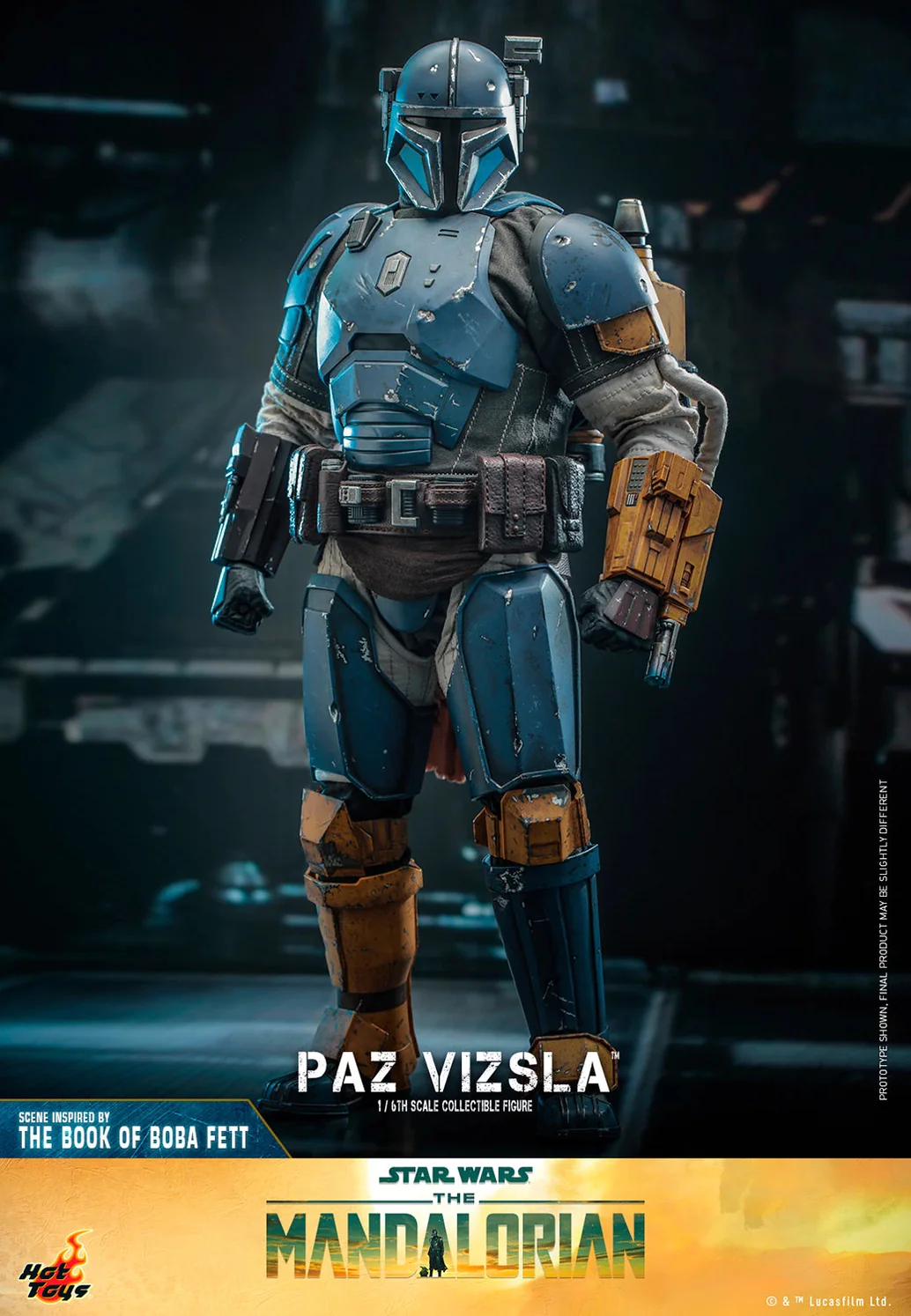 Star Wars The Mandalorian Television Masterpiece Series Paz Vizsla 1/6 Scale 12" Collectible Figure