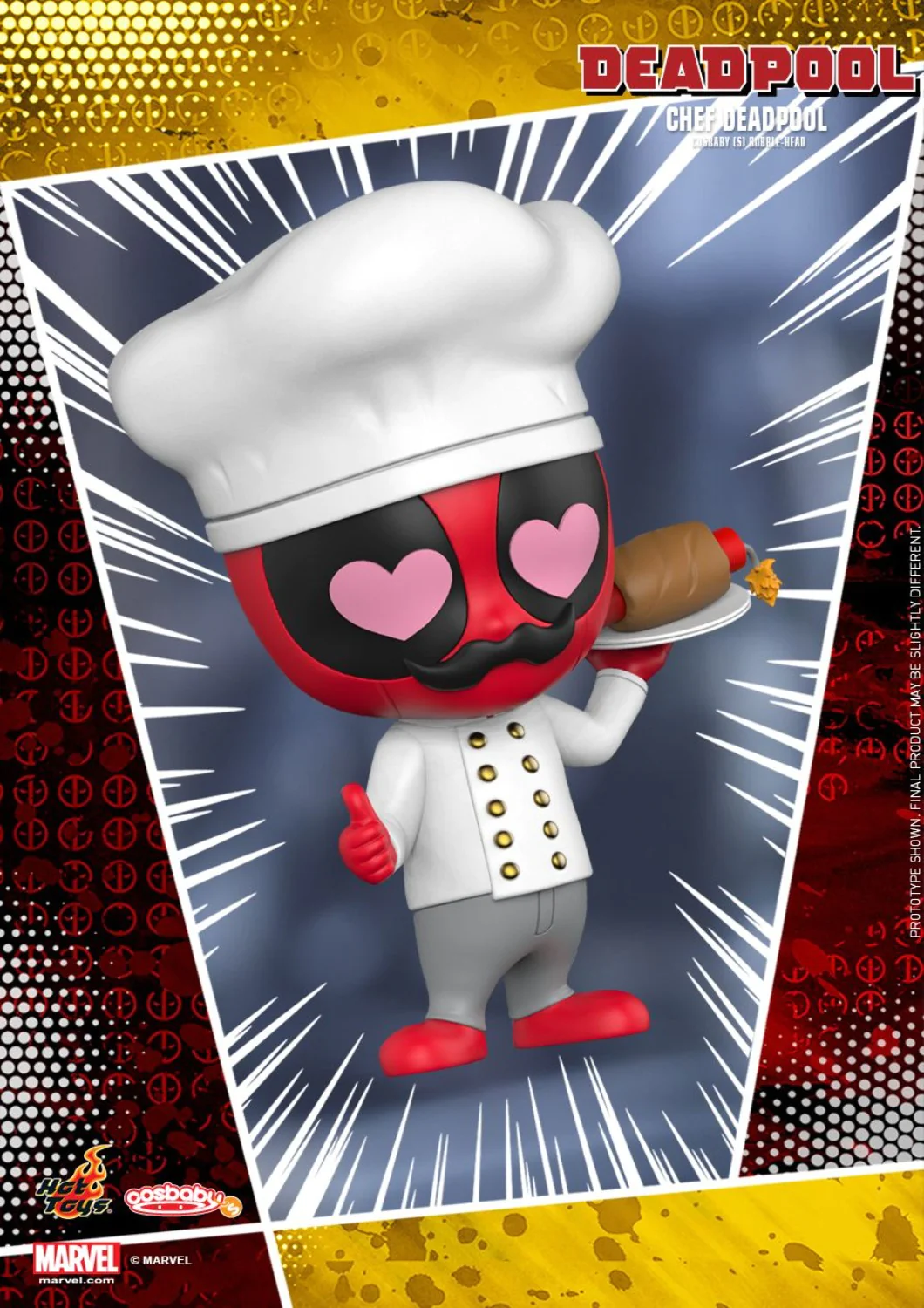 COSBABY DEADPOOL CHEF DEADPOOL BOBBLE-HEAD