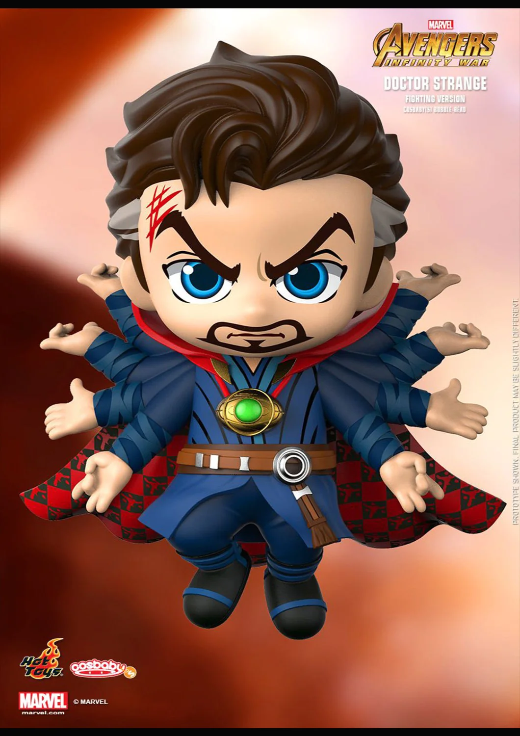 AVENGERS INFINITY WAR DOCTOR STRANGE FIGHTING VERSION) BOBBLE-HEAD
