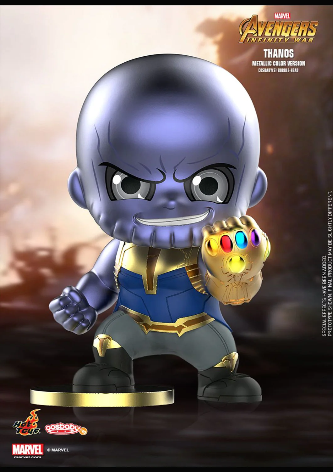 COSBABY AVENGERS INFINITY WAR THANOS METALLIC COLOR VERSION BOBBLE-HEAD