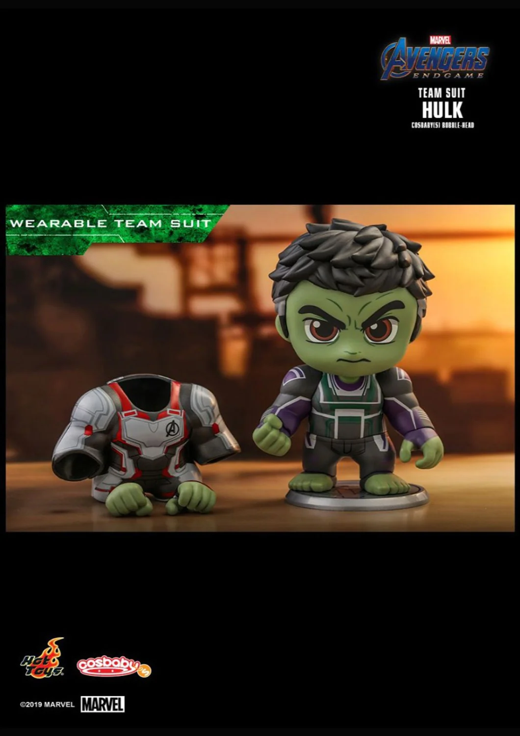 COSBABY HULK TEAM SUIT BOBBLE-HEAD