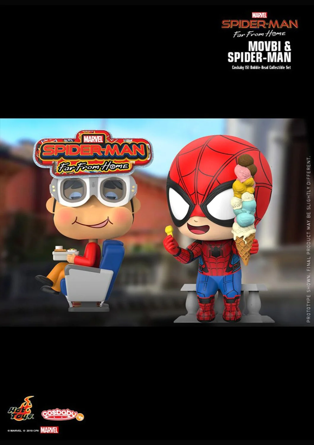 COSBABY MOVBI AND SPIDERMAN COLLECTIBLE SET