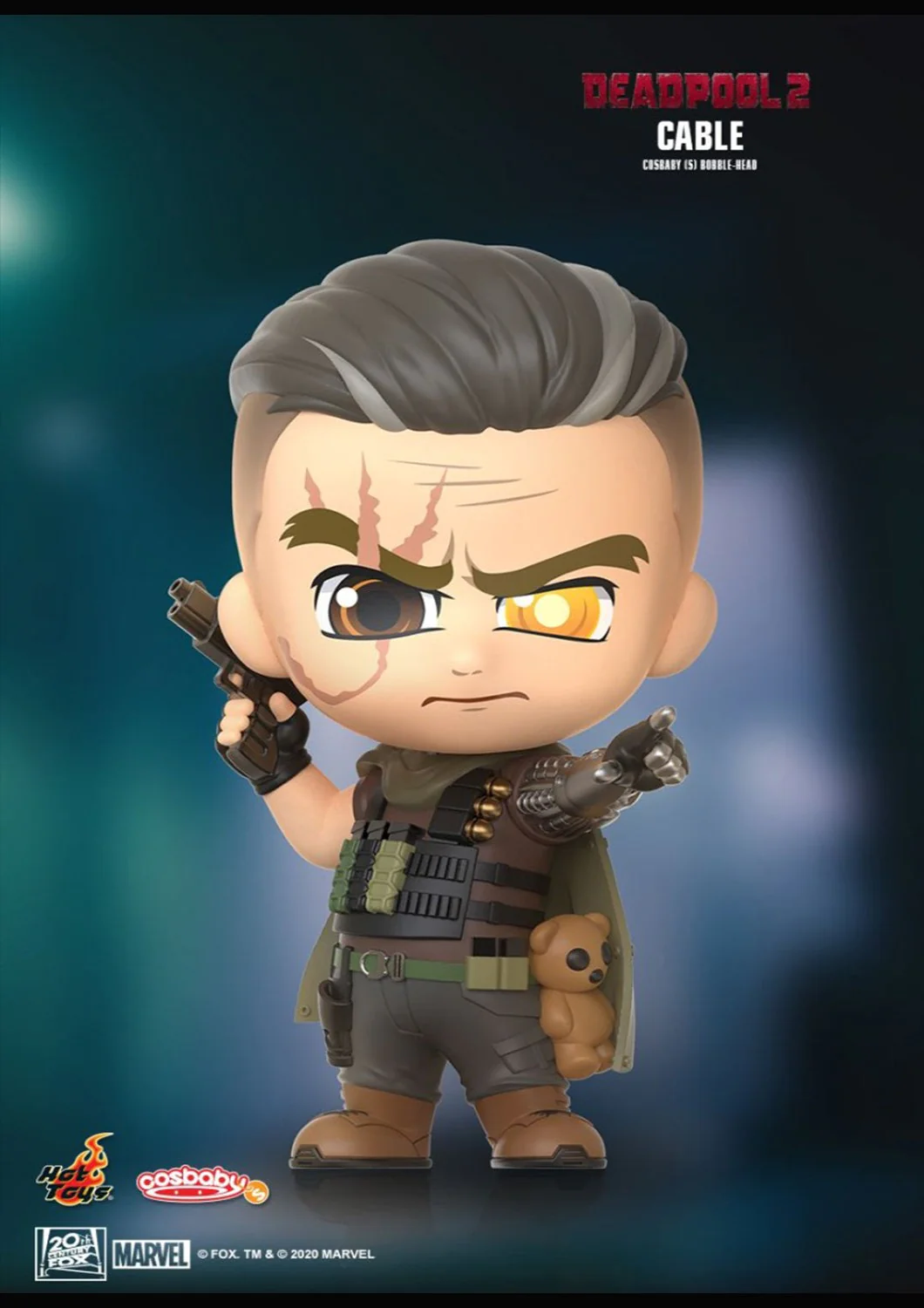 COSBABY DEADPOOL 2 CABLE BOBBLE-HEAD