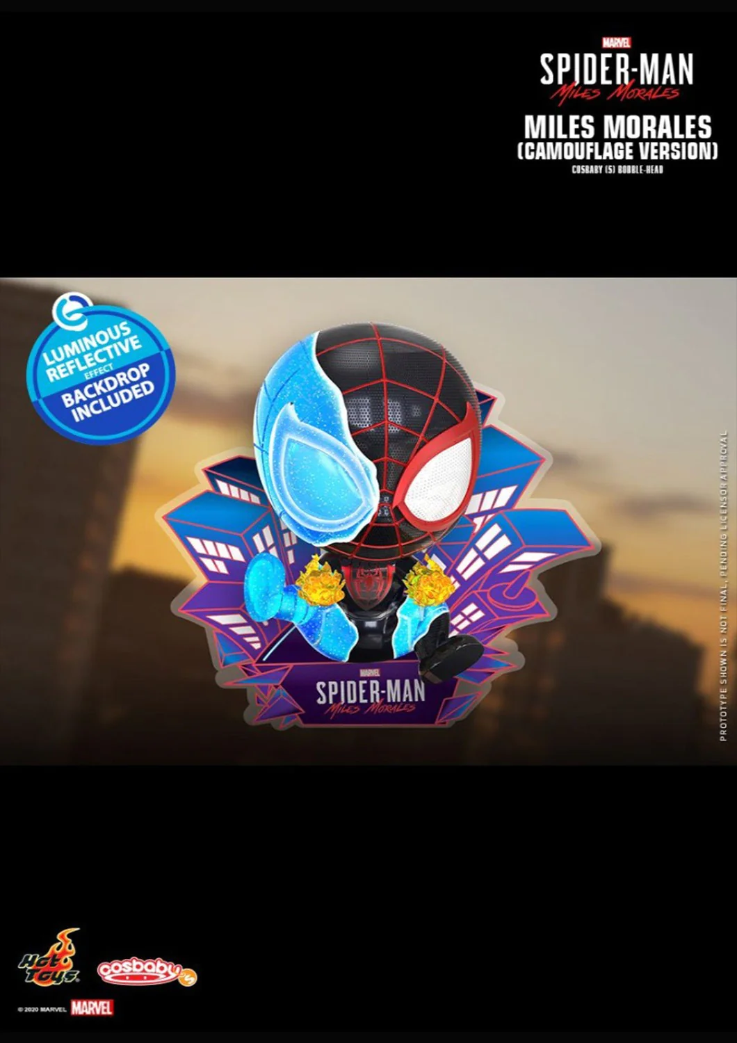 COSBABY MARVEL SPIDER-MAN MILES MORALES CAMOUFLAGE VERSION