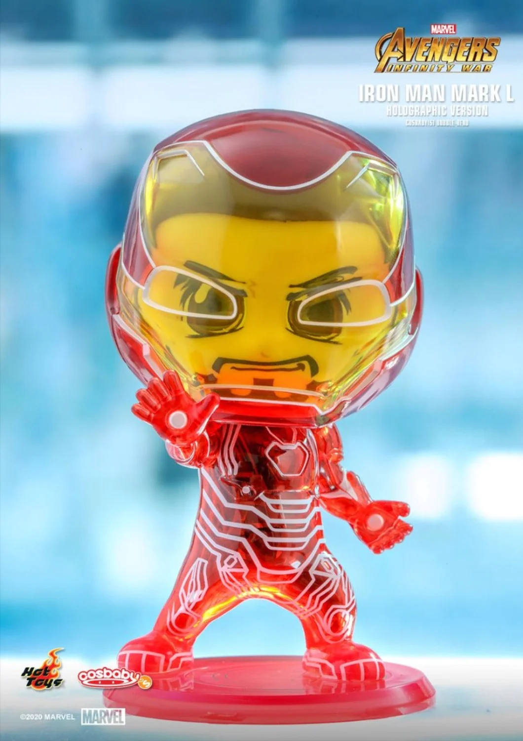 COSBABY AVENGERS INFINITY WAR IRONMAN MARK L HOLOGRAPHIC VERSION BOBBLE-HEAD
