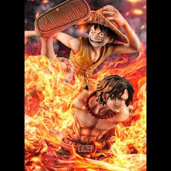 Portrait Of Pirates MAXIMUM One Piece Monkey D Luffy & Portgas D Ace Kyoudai No Kizuna 20th LIMITED Ver