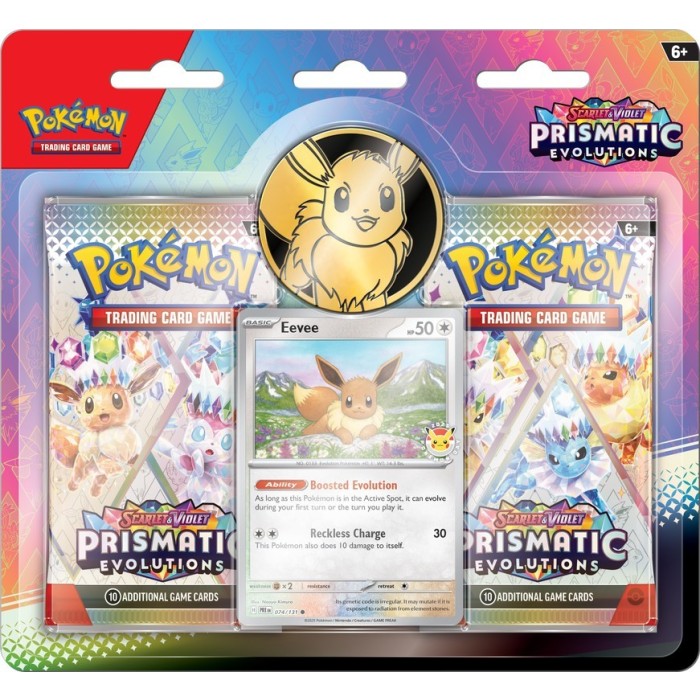 Pokemon Scarlet & Violet Prismatic Evolutions 2-Pack Blister