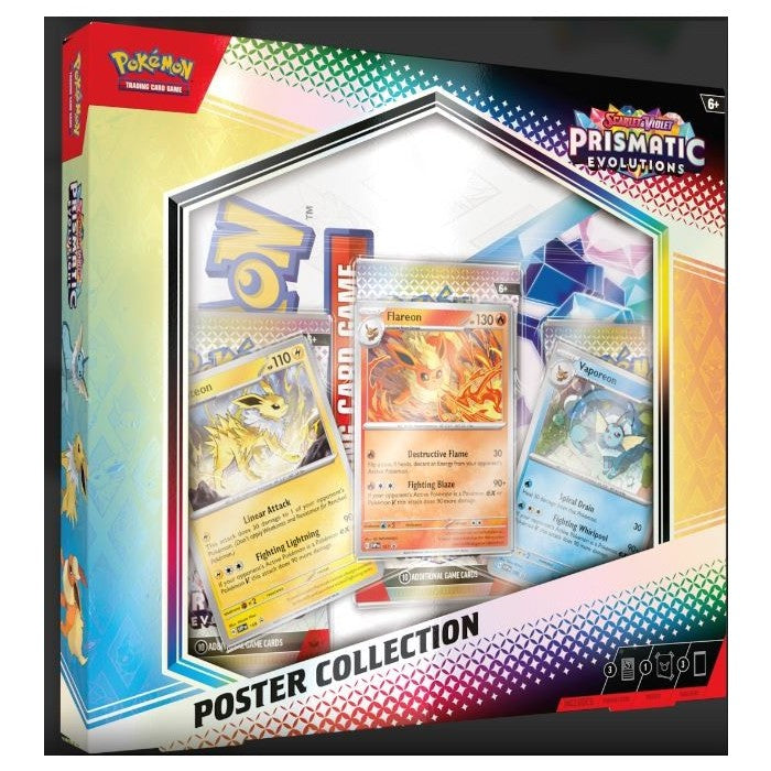 Pokemon Scarlet & Violet Prismatic Evolutions Poster Collection Box