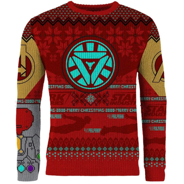 Avengers Iron Man Christmas Jumper