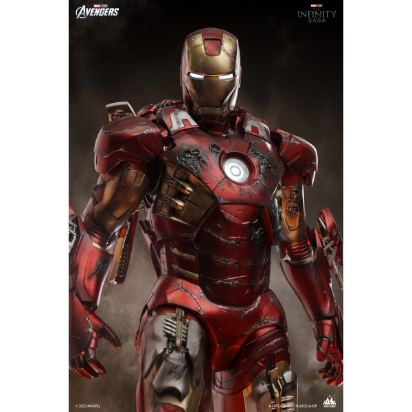 Marvel Iron Man Mark 7 1/3 Battle Damaged Edition