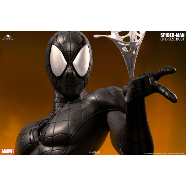 Comic Spider-Man Bust Black/Black
