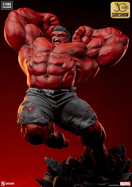 SIDESHOW RED HULK THUNDERBOLT ROSS PREMIUM FORMAT