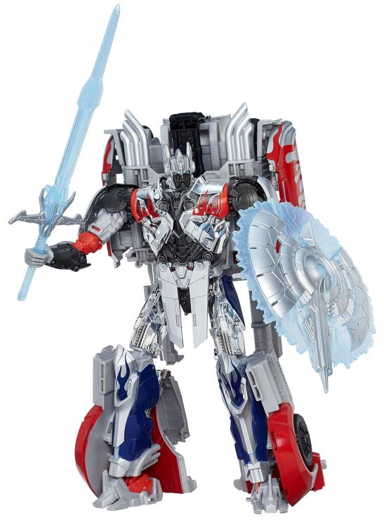 TRANSFORMERS 4 AGE OF EXTINCTION AOE LEADER CLASS SILVER KNIGHT OPTIMUS PRIME