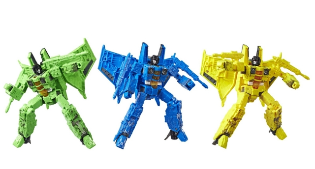 TRANSFORMERS GENERATIONS WAR FOR CYBERTRON STORM RAINMAKERS 3-PACK VOYAGER CLASS