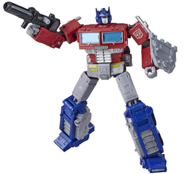 Transformers Generations War for Cybertron Earthrise Chapter Optimus Prime with Trailer Leader Class