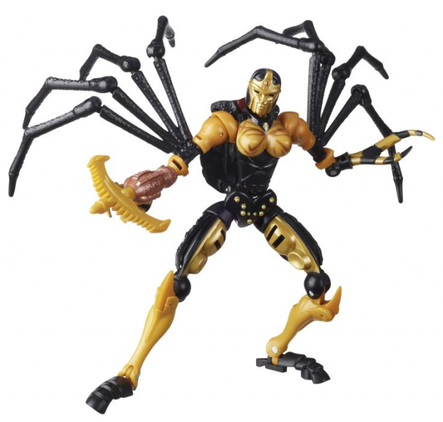 TRANSFORMERS GENERATIONS WAR FOR CYBERTRON KINGDOM CHAPTER BLACKARACHNIA DELUXE CLASS