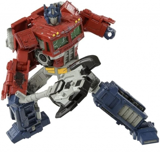 TRANSFORMERS GENERATIONS WAR FOR CYBERTRON OPTIMUS PRIME PREMIUM FINISH VOYAGER CLASS